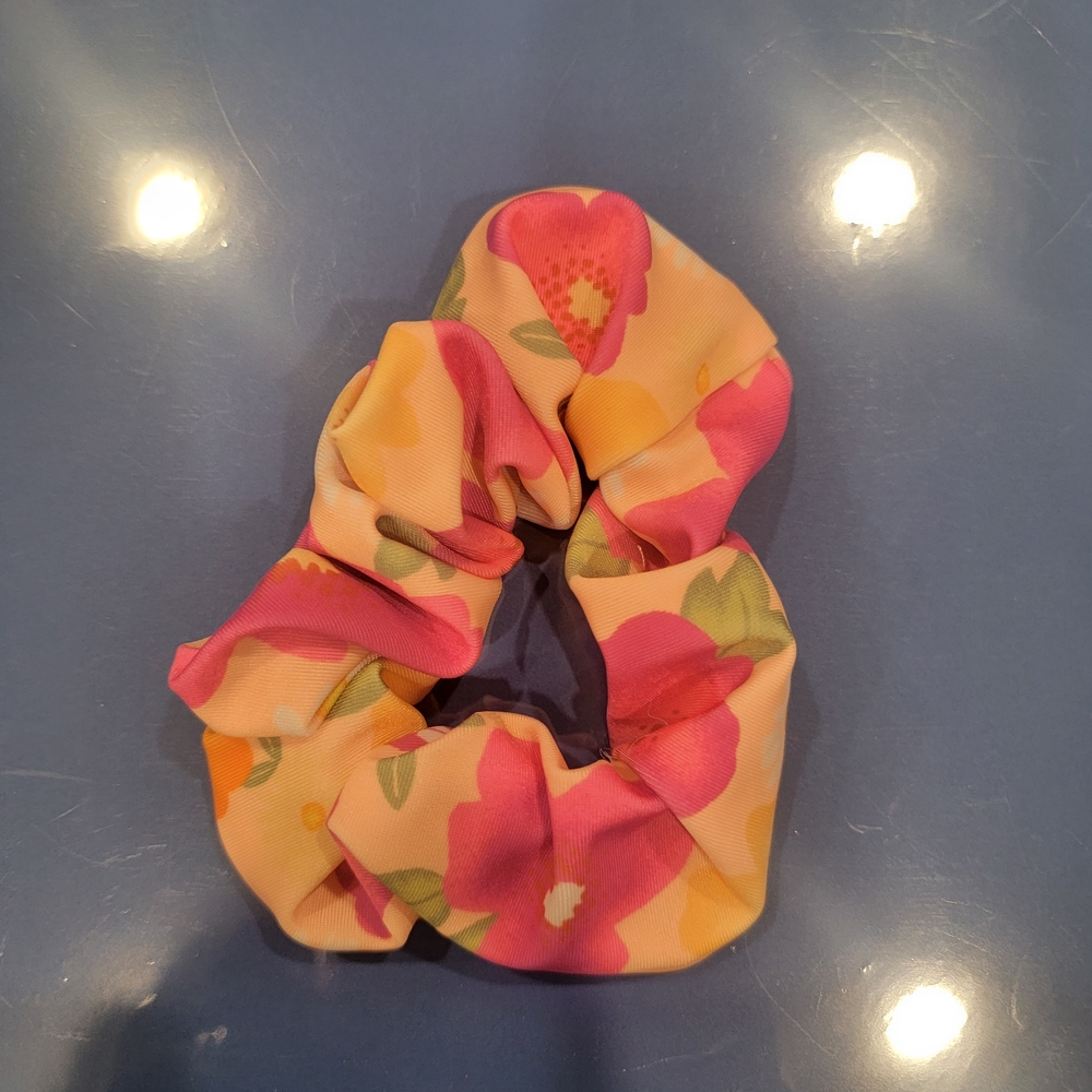 10 Colorful Patterned Scrunchie Set - Picture 3 of 3